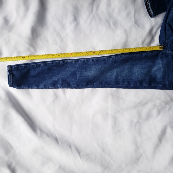 AE Ne(x)t Level High-Waisted Rise Jegging Blue Jeans 00 - Picture 10 of 12